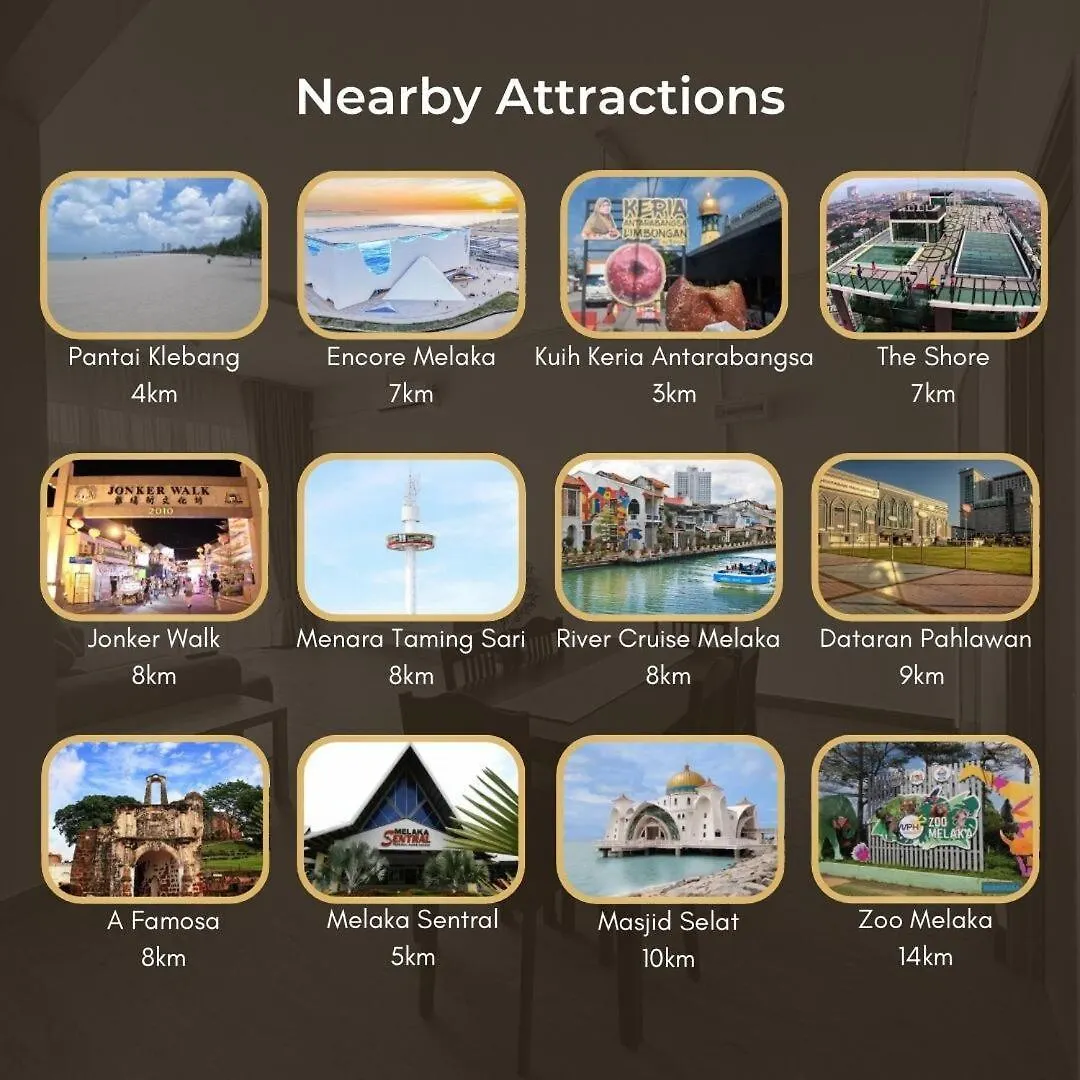 Melaka Coastline Viewアパートメント 0*, Malacca